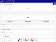 Tablet Screenshot of oceancoldtech.com